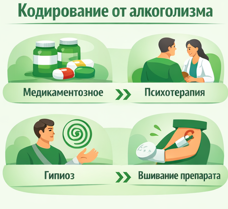 кодирование от алкоголизма в Семёнове Санати